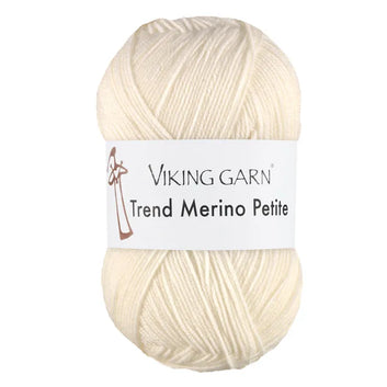 Viking garn Trend Merino Petite - 300 Hvid