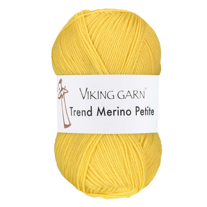 Viking garn Trend Merino Petite - 340 Gul