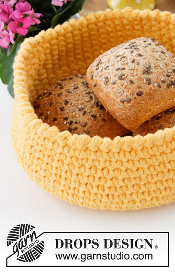 Sunny Basket - Hæklet i drops paris