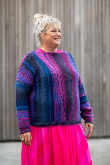 Agnethe bluse - strikket i Taormina