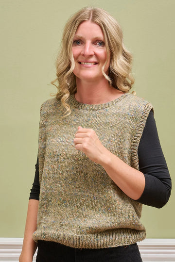 Amalie slipover - strikket i Premium Georgina