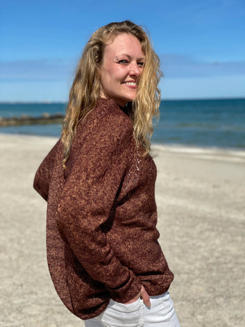 Simone bluse - Strikket i Diva