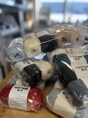 Garn gave Bomuld 8/4 - Assorterede