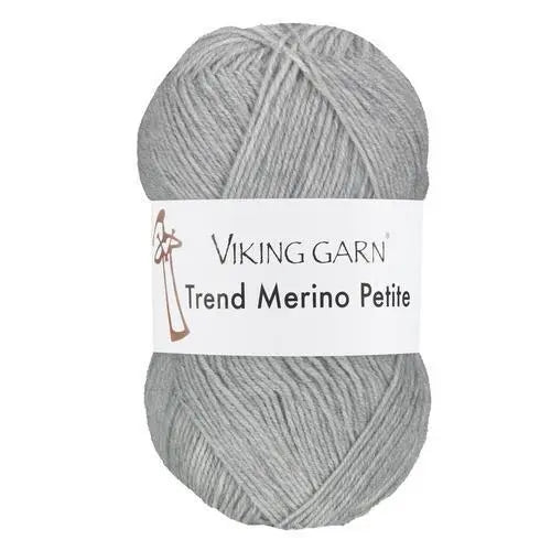 Viking garn Trend Merino Petite - 313 Gråmeleret