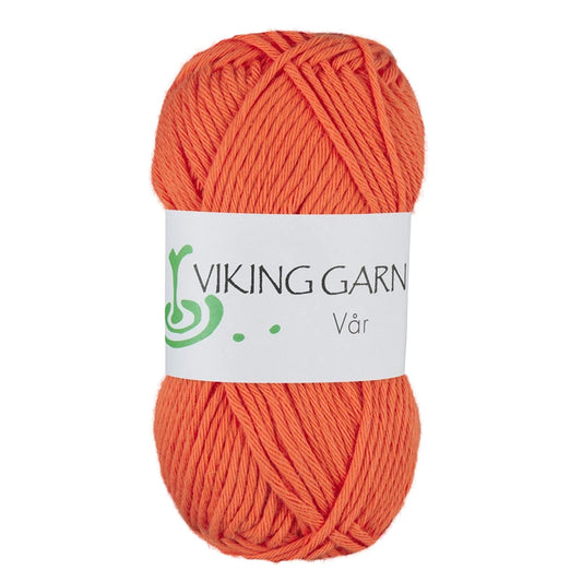 Viking garn Vår fv 451 - Orange ( 10 ngl )