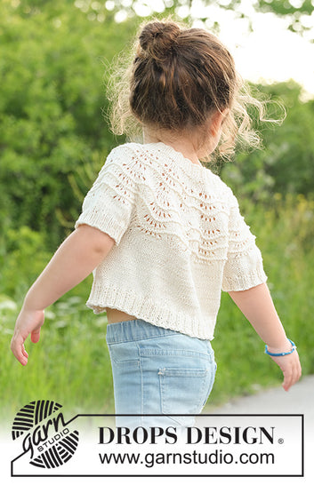 Marshmallow Morning Cardigan - strikket i Safran ell baby merino