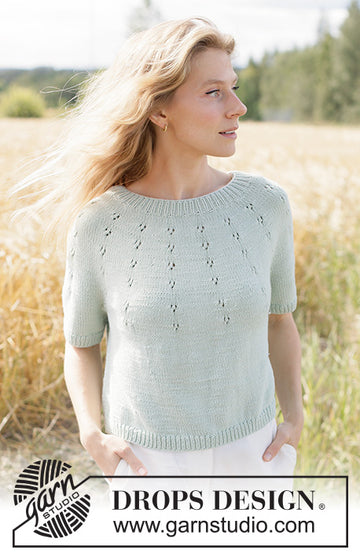 Mint Halo Sweater - strikket i cotton merino