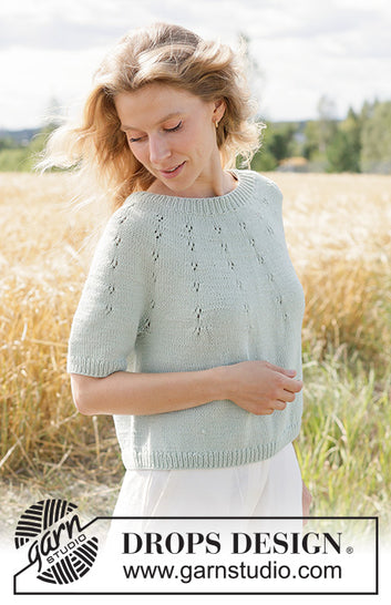 Mint Halo Sweater - strikket i cotton merino