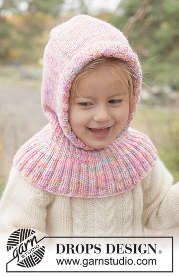 Fairy Flurry Balaclava - Strikket i Drops Fiesta