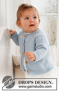Dream in Blue Cardigan - strikket i extra merino fine
