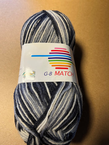 G-B Match strømpegarn - 7061