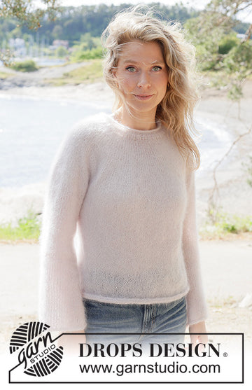Marshmallow Muse Sweater - strikket i kid silk