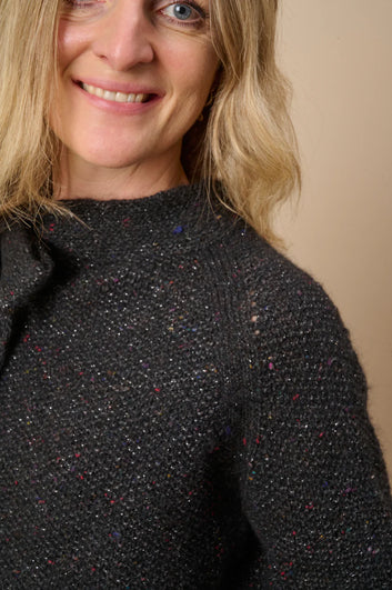 Bowtie and Pearls - strikket i casablanca lux