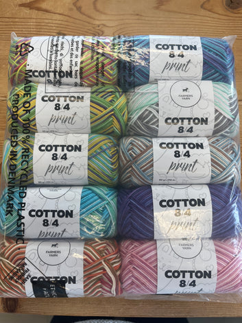 Farmer print 8/4 🧶10 ngl