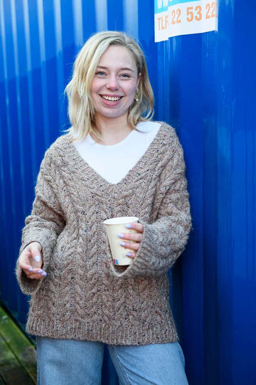 Milla Sweater - Strikket i Casablanca