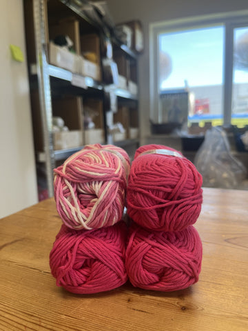 Garn gave Bomuld 8/8 Pink