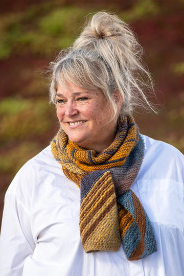 Karens tørklæde - strikket i Taormina