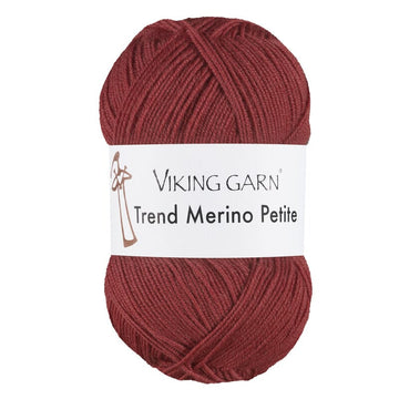 Viking garn Trend Merino Petite - 356 Mørk rød