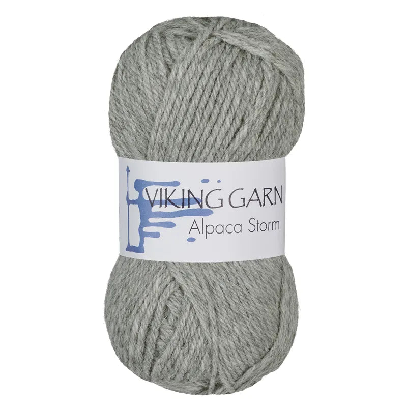 Viking garn Alpaca Storm - 513 Lys grå