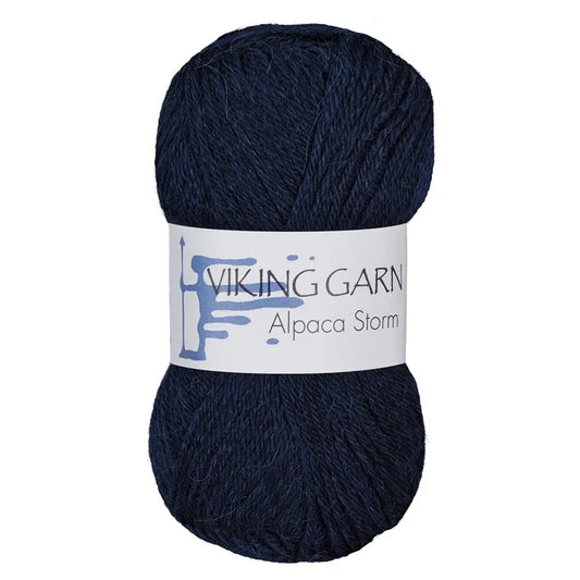 Viking garn Alpaca Storm - 526 Marineblå