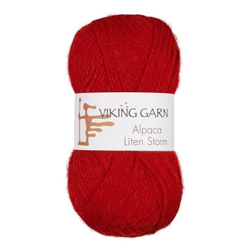 Viking garn Alpaca Liten Storm - Rød 750