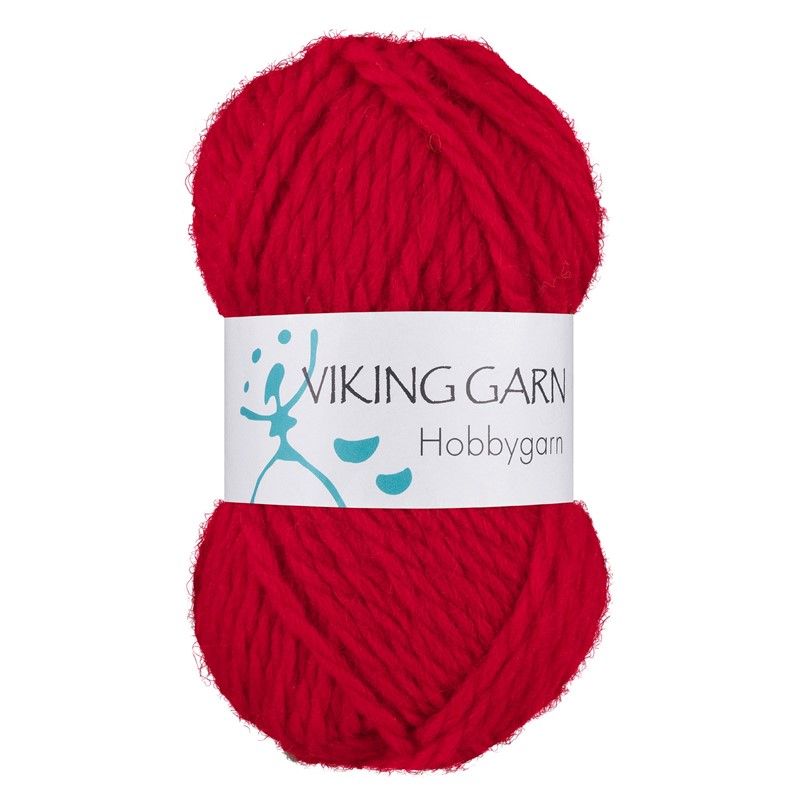 Viking garn Hobbygarn - 950 Rød